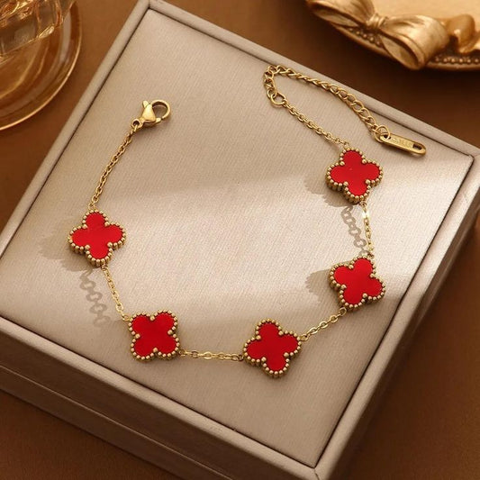 Pulsera Van Cleef Trébol 🍀 + ¡Envío Gratis!