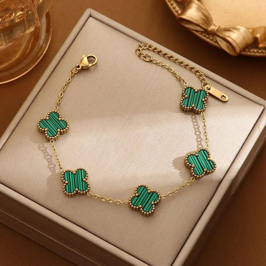 Pulsera Van Cleef Trébol 🍀 + ¡Envío Gratis!